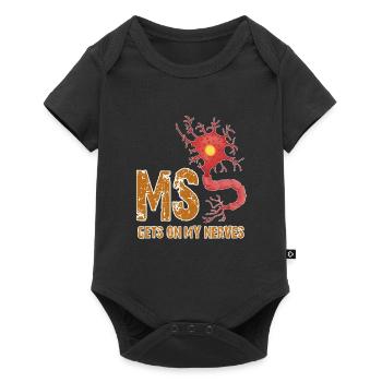 Conception de la sclérose en plaques - Body à manches courtes Premium Bébé - noir - Devant
