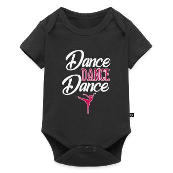 danse danse danse - Body à manches courtes Premium Bébé - noir - Devant