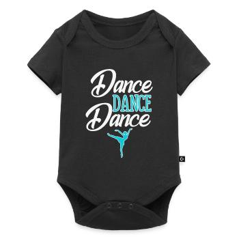 Danser danser et danser encore - Body à manches courtes Premium Bébé - noir - Devant