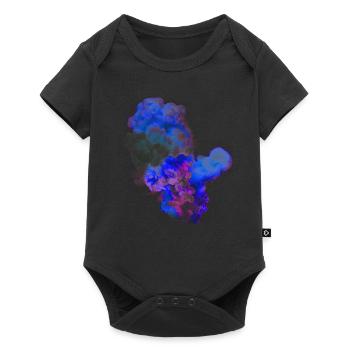 colors color cloud color explosion - Baby Premium short-sleeve bodysuit - black - Front