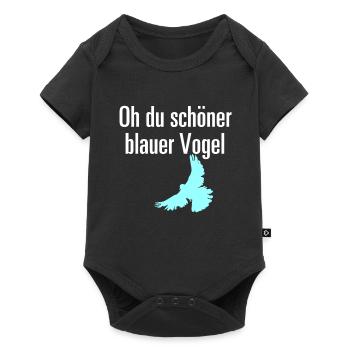 Oh, beau oiseau bleu - Cadeau - Body à manches courtes Premium Bébé - noir - Devant