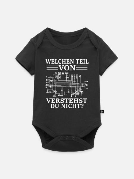 Welchen Teil von verstehst du nicht Elektriker - Baby Premium Kurzarmbody - Schwarz