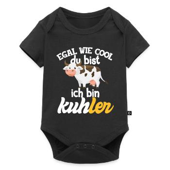 Cadeau pour le producteur laitier je suis vache lait vache - Body à manches courtes Premium Bébé - noir - Devant