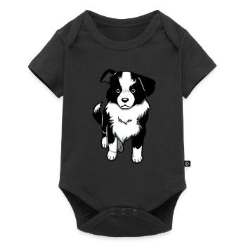 Border Collie Dog Lovers Dogs Dog - Baby Premium short-sleeve bodysuit - black - Front