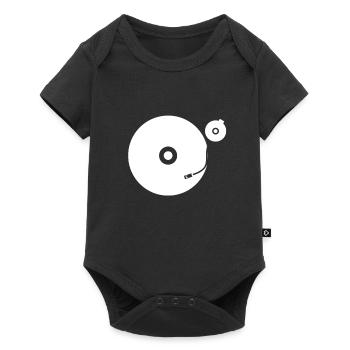 Tourne-disque - Body à manches courtes Premium Bébé - noir - Devant