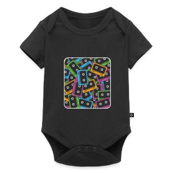 Musiktapes Tape Musique - Body à manches courtes Premium Bébé - noir - Devant
