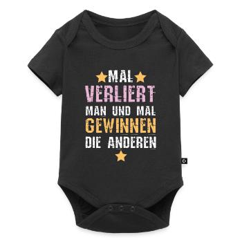 Mal verliert man und mal gewinnen die Anderen - Baby Premium Kurzarmbody - Schwarz - Vorne