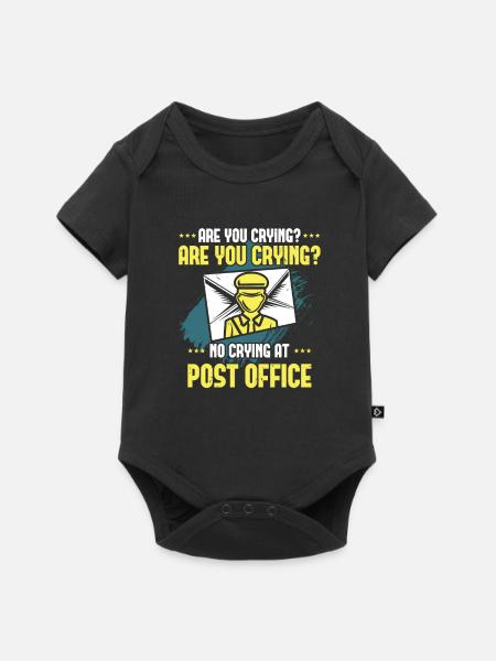 Post Office - Baby Premium Kurzarmbody - Schwarz