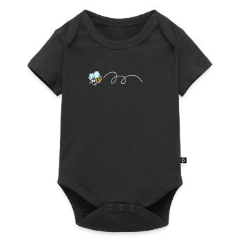 Bee beekeeper bee apiary - Baby Premium short-sleeve bodysuit - black - Front