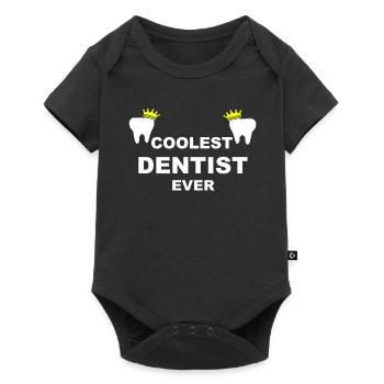 Coolest Dentist Ever Dentist Dentists Gift - Body à manches courtes Premium Bébé - noir - Devant