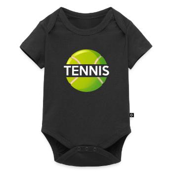 Balle de tennis - Body à manches courtes Premium Bébé - noir - Devant