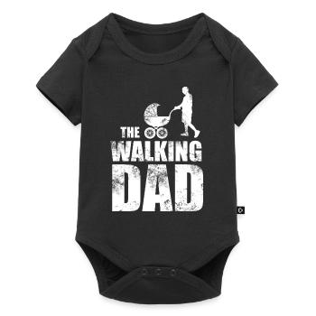 The Walking Dad Vatertag - Baby Premium Kurzarmbody - Schwarz - Vorne