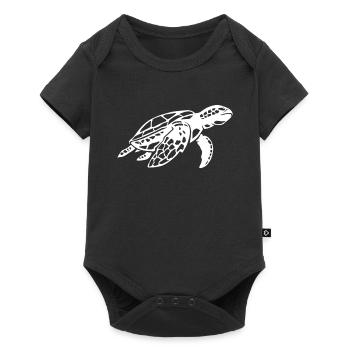 Tortue de mer cadeau d'île de mer de tortue - Body à manches courtes Premium Bébé - noir - Devant