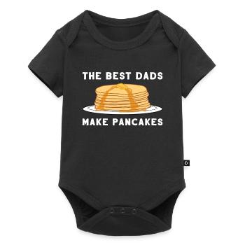 Pancake pancake pancake father - Baby Premium short-sleeve bodysuit - black - Front
