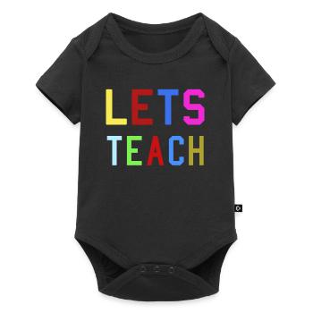 professeur - Body à manches courtes Premium Bébé - noir - Devant
