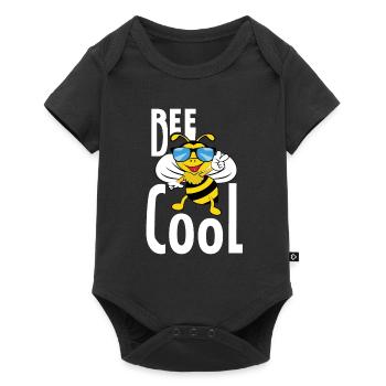 Bee cool Biene - Baby Premium Kurzarmbody - Schwarz - Vorne