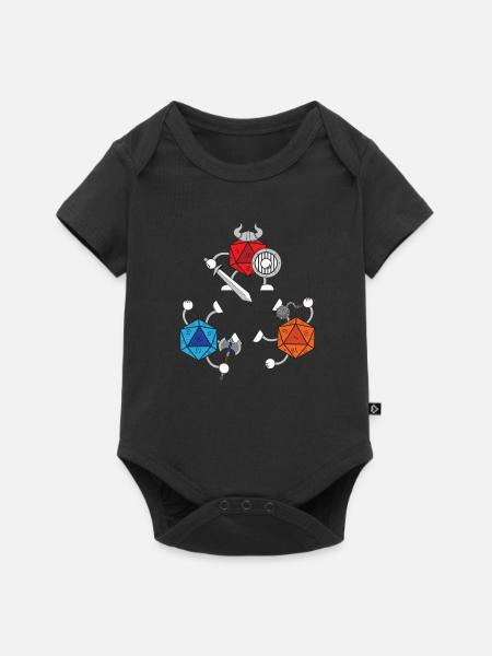 Dice Game Dice - Baby Premium short-sleeve bodysuit - black