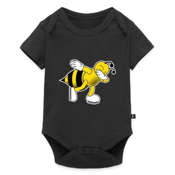 Bee bees dab dabbing beekeepers - Baby Premium short-sleeve bodysuit - black - Front