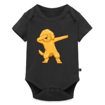 Goldendoodle Puppy Dogs Golden Doodle Gift - Baby Premium short-sleeve bodysuit - black - Front