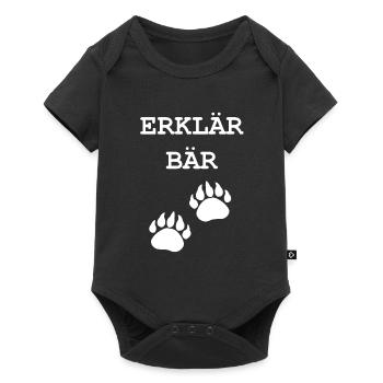 Erklärbär - Body à manches courtes Premium Bébé - noir - Devant