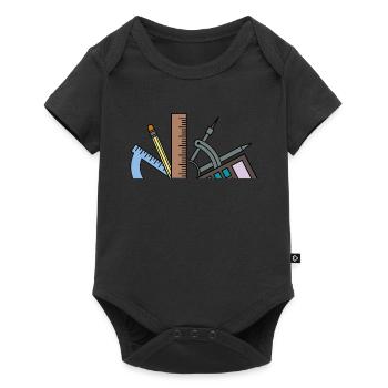 Mathematicien - Body à manches courtes Premium Bébé - noir - Devant