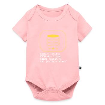 Code de base de données SQL Sarcasm Developer Gift - Body à manches courtes Premium Bébé - rose - Devant