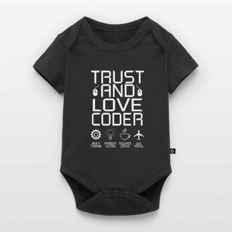 Cadeau de développeur café codeur programmeur Body à manches courtes Premium Bébé