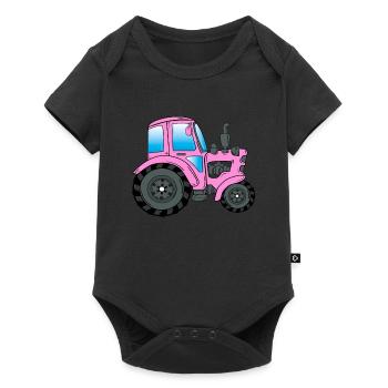 Tracteur Trekker conducteur de tracteur - Body à manches courtes Premium Bébé - noir - Devant