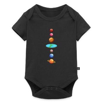 Planets Universe - Baby Premium short-sleeve bodysuit - black - Front