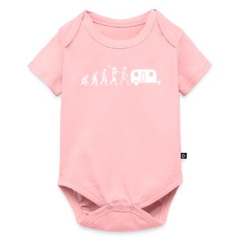Evolution Camper - Body à manches courtes Premium Bébé - rose - Devant