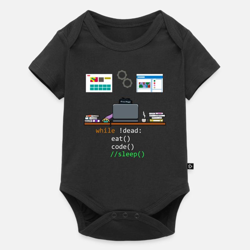 Programmierung Informatik Entwickler Programmierer - Baby Premium Kurzarmbody - Schwarz