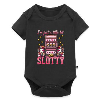 Machine à sous T-Shirt Casino Money Lucky Player Ace - Body à manches courtes Premium Bébé - noir - Devant