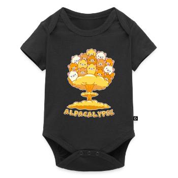 Alpacalypse funny gift for Alpaca Lama fans - Baby Premium short-sleeve bodysuit - black - Front