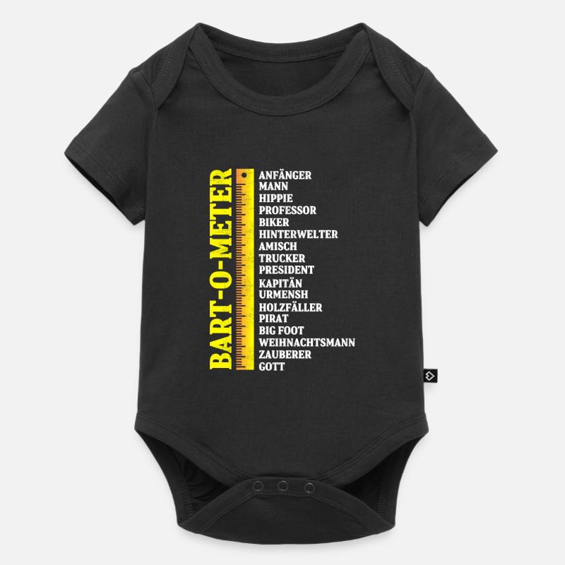 Beard or meter - Baby Premium short-sleeve bodysuit - black
