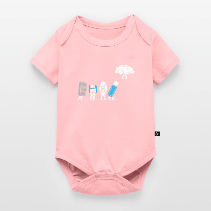 Cloud Computing Evolution Computer Entwicklung Baby Premium Kurzarmbody