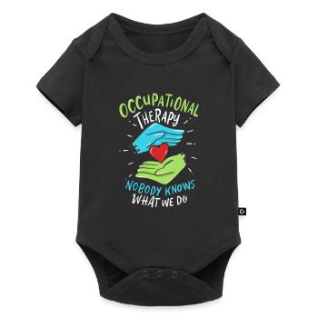 Occupational Therapy Erghotherapy Occupational Therapist - Baby Premium short-sleeve bodysuit - black - Front