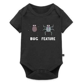 Programmierung Informatik Entwickler Geschenk - Baby Premium Kurzarmbody - Schwarz - Vorne