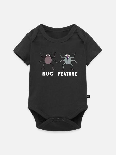 Programmierung Informatik Entwickler Geschenk - Baby Premium Kurzarmbody - Schwarz