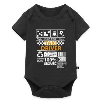 Chauffeur de taxi Chauffeur de taxi - Body à manches courtes Premium Bébé - noir - Devant