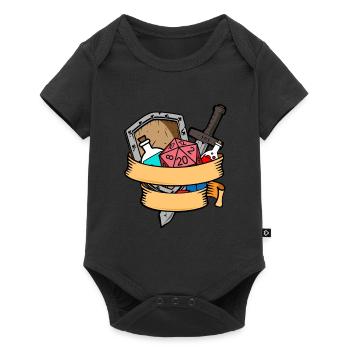 Jeu de dés Dice Gift - Body à manches courtes Premium Bébé - noir - Devant