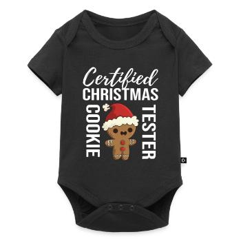 CHRISTMAS COOKIE TESTER GIFT IDEA - Baby Premium short-sleeve bodysuit - black - Front