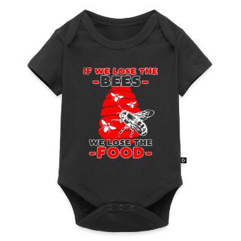 Bee Beekeeper Saying - Baby Premium short-sleeve bodysuit - black - Front