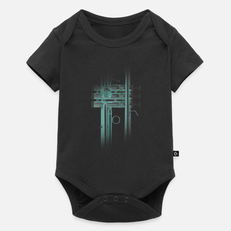 trompette - Body à manches courtes Premium Bébé - noir