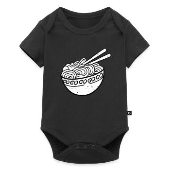 Bol de ramen - Body à manches courtes Premium Bébé - noir - Devant