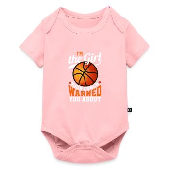 Im the Girl your Coach warned you about basketball - Baby Premium short-sleeve bodysuit - rose - Front