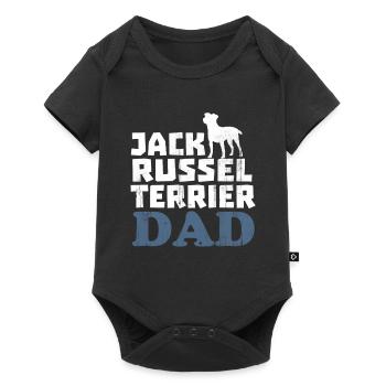 Jack Russell - Baby Premium short-sleeve bodysuit - black - Front