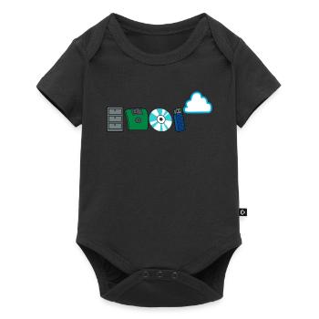 Programmierer Code Informatik Software Entwickler - Baby Premium Kurzarmbody - Schwarz - Vorne