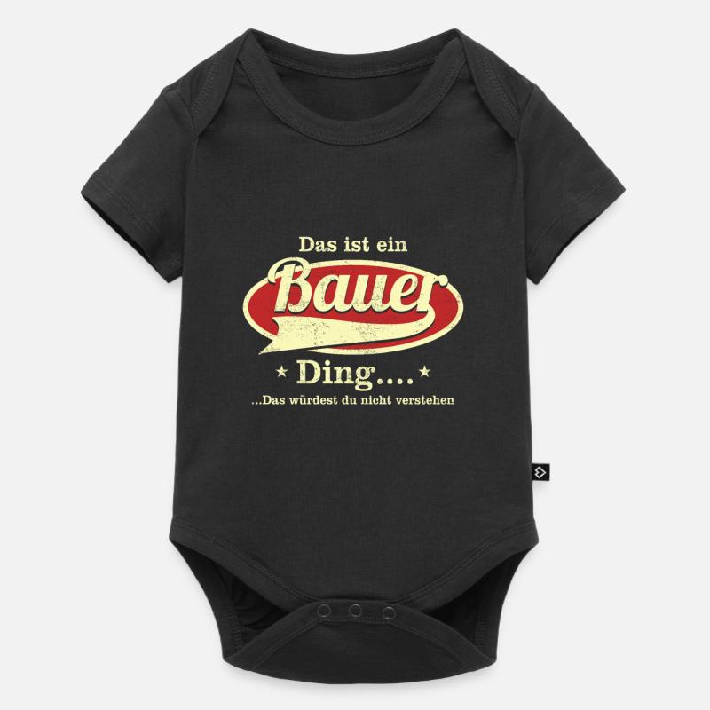 Das ist ein Bauer Ding - Baby Premium Kurzarmbody - Schwarz
