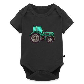 Tracteurs tracteurs - Body à manches courtes Premium Bébé - noir - Devant