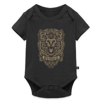 dub reggae music - Baby Premium short-sleeve bodysuit - black - Front